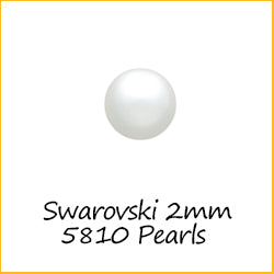 Austrian Crystals 2mm 5810 Pearls