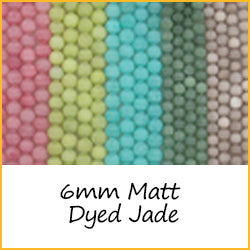 6mm Matt Dyed Jade
