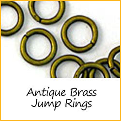 Antique Brass Jump Rings