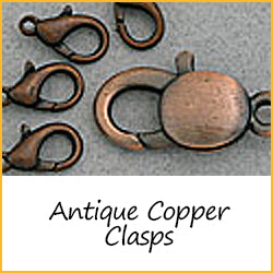 Antique Copper Clasps