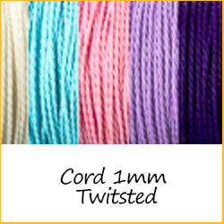 Cord 1mm Twisted
