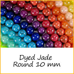 Round Dyed Jade 10 mm