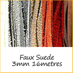 Faux Suede 3mm 16metres