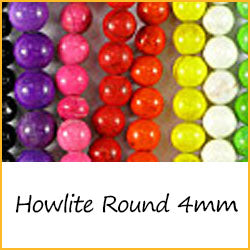 Howlite Round 4mm