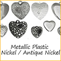Metallic Plastic Nickel/Antique Nickel