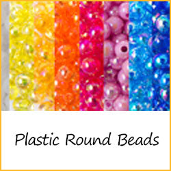 Plastic Round Beads