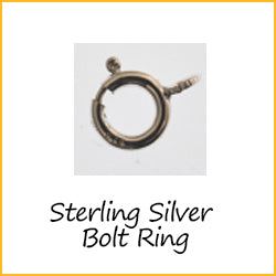 Sterling Silver Bolt Ring