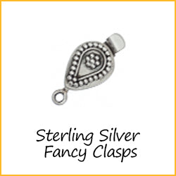 Sterling Silver Fancy Clasps