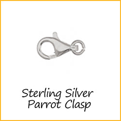 Sterling Silver Parrot Clasp