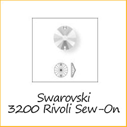 Austrian Crystals 3200 Rivoli Sew-On – Wholesale Beads