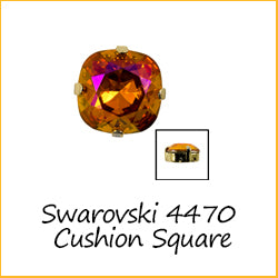 Austrian Crystals 4470 Cushion Square