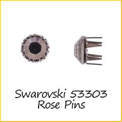 Austrian Crystals 53303 Rose Pins