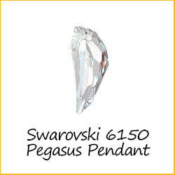Austrian Crystals 6150 Pegasus Pendant