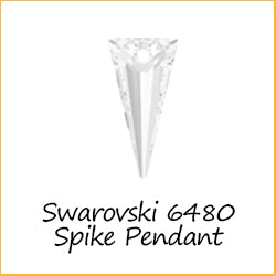 Austrian Crystals 6480 Spike Pendant