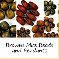 Browns Misc Beads and Pendants