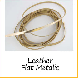 Leather Flat Metalic