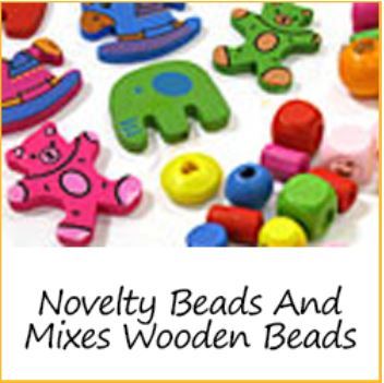 Novelty Beads and Mixes Wooden Beads