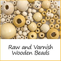 Raw and Varnish Wooden Beads