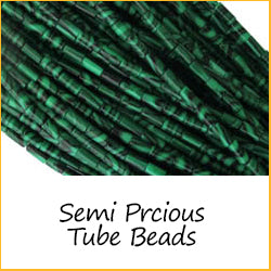 Semi Precious Tube Beads