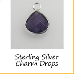 Sterling Silver Charm Drops