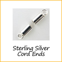 Sterling Silver Cord Ends