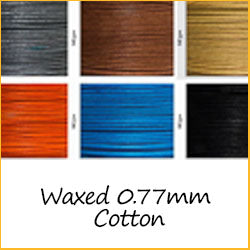Waxed 0.77mm Cotton