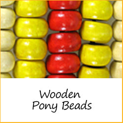 Wooden Pony Beads