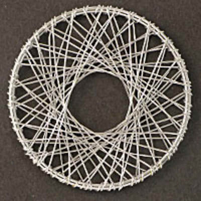 metal 50mm wheel spokes silver 4pcs