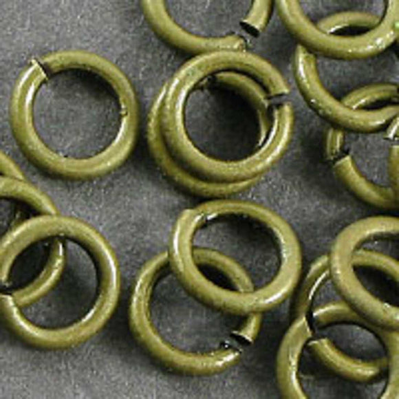 Metal 5x.9mm jump ring NF ant brs 20pcs