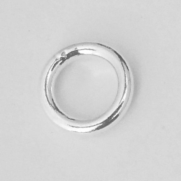 Sterling sil 12x2mm Soldered ring 1pcs