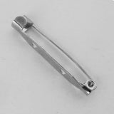 metal 32mm brooch back NKL 10pcs