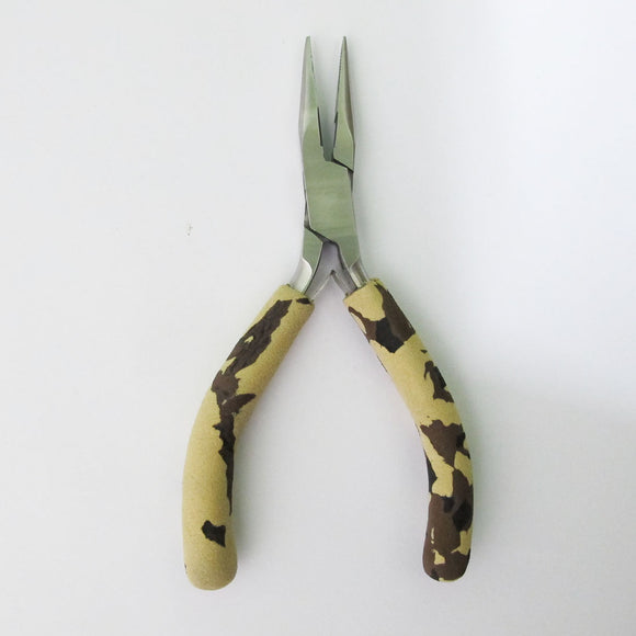 Tool flat nose+teeth plier leopard 1pc