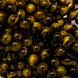 semi prec 8mm rnd tiger eye nat 25pcs