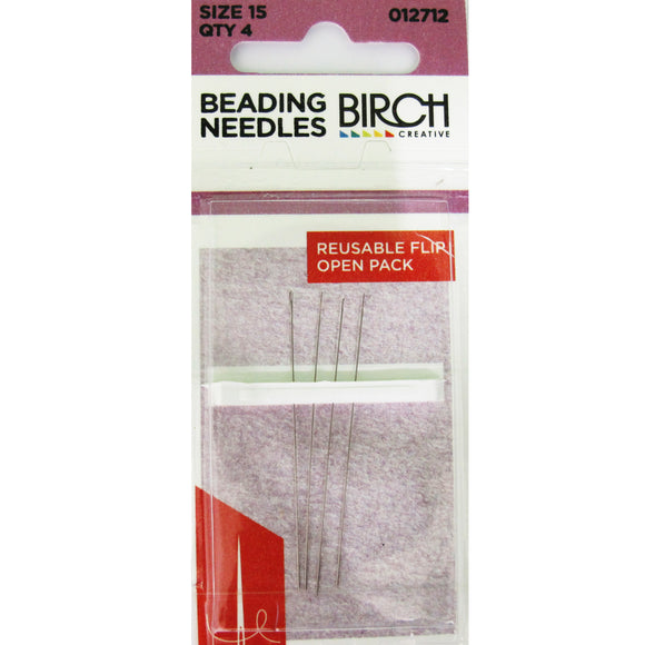 Needle beading and leather size 15 1pcs