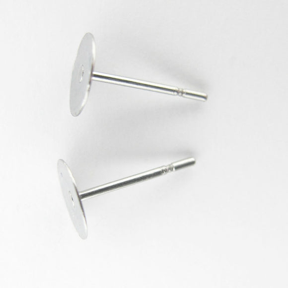 Metal 6mm surgical steel E/Ring stud 100