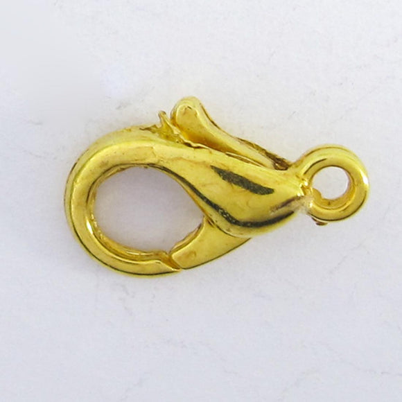 Metal 10mm parrot clasp NF gold 20pcs