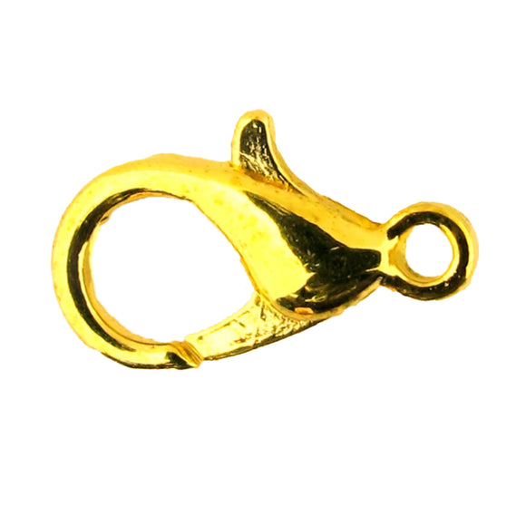 Metal 12mm Parrot Clasp NF GOLD 20pcs