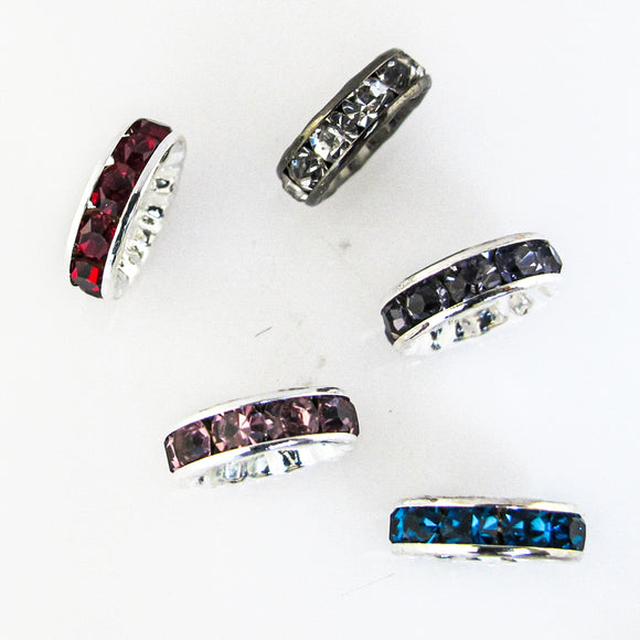 XMASS DECO 12MM DIAMANTE MIXED 5p