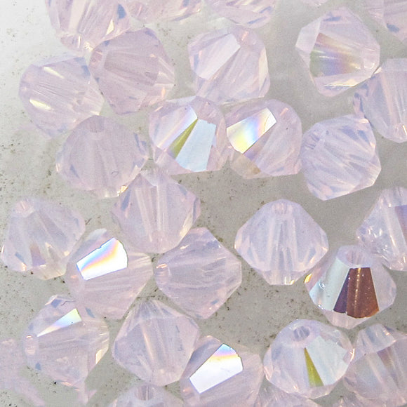 Austrian Crystals 4mm 5328 ROSE W OPAL SHIM 30