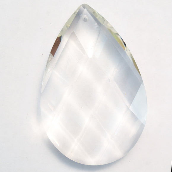 K9 CRYSTAL 60x40mm Faceted top hole NFD 80pc