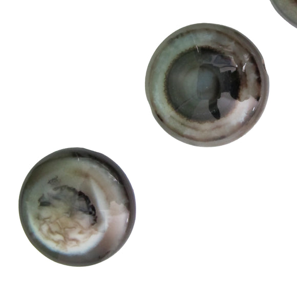 Cg 26mm round coin black grey brown 1p