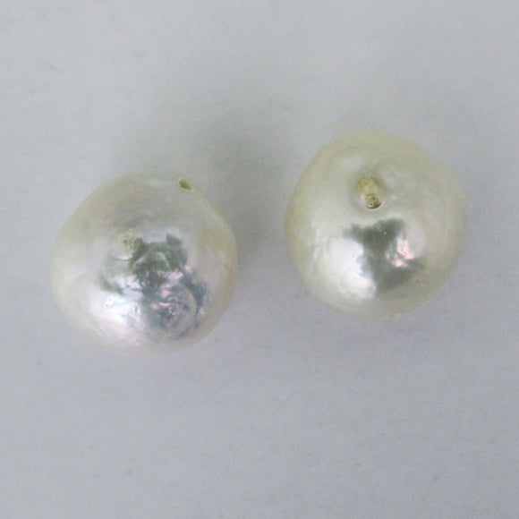 Semi prec 13mm Baroque Pearl (pair) 2pc
