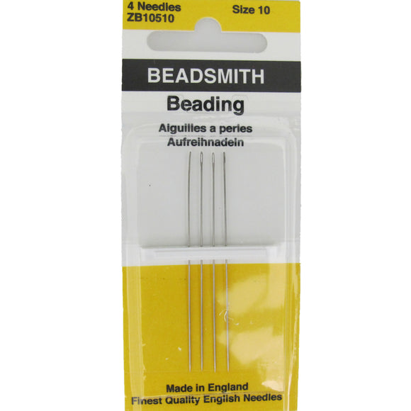 Beading needle size 10 4p
