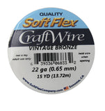 Wire 22 gauge vintage bronze 13.72m NFD