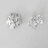 Metal 12mm bead cap + LOOP NF Sil 20pcs