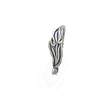 Sterling Sil 15mm 3 leaf E/HOOK 2pcs