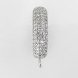 Metal 18mm huggie Diam/loop NF NKL 2p