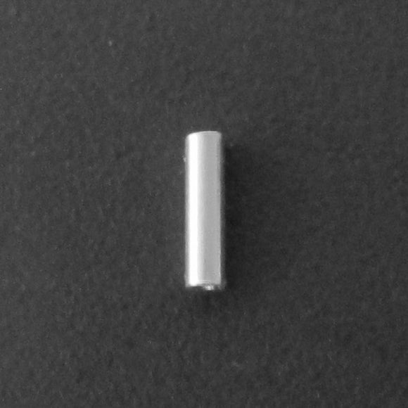 Sterling sil 6mm long tube 10p