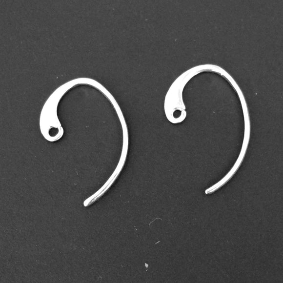 Sterling sil 22mm curl EH 2p