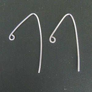 Sterling Sil 30mm simple EH 2pc